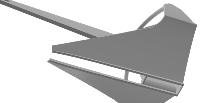 Split Fluke Designed Anchor